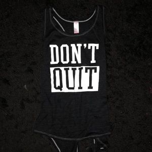 Don’t Quit Tie Back Tank